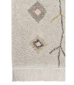 Tapis Coton Kaarol Earth M 140 / 200 cm Lavable en Machine Tapis Coton Kaarol Earth M 140 / 200 cm Lavable en Machine