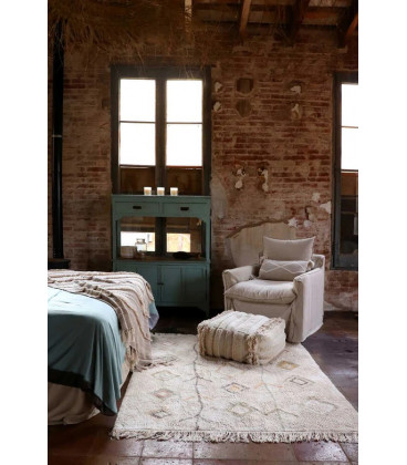 Tapis Coton Kaarol Earth M 140 / 200 cm Lavable en Machine