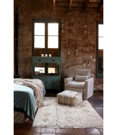 Tapis Coton Kaarol Earth M 140 / 200 cm Lavable en Machine Tapis Coton Kaarol Earth M 140 / 200 cm Lavable en Machine