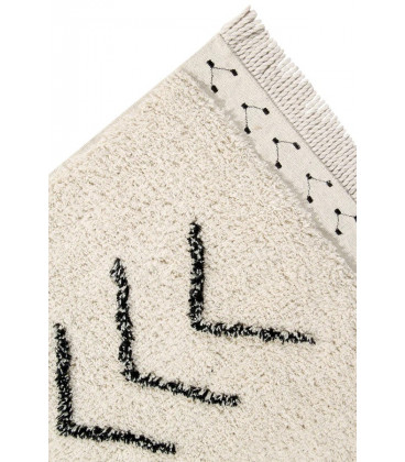 Tapis Coton Berbere Rhombs M 140 / 210 cm Lavable en Machine