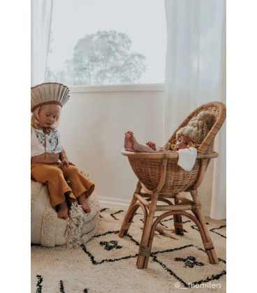 Tapis Coton Berbere Rhombs M 140 / 210 cm Lavable en Machine