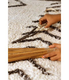 Tapis Coton Berbere Rhombs M 140 / 210 cm Lavable en Machine Tapis Coton Berbere Rhombs M 140 / 210 cm Lavable en Machine