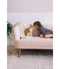 Tapis Coton Tribu S 120 / 160 cm Lavable en Machine Tapis Coton Tribu S 120 / 160 cm Lavable en Machine