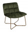 Fauteuil Butano vert mousse
