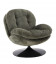 Fauteuil Pivotant Memento Kaki Pied Noir
