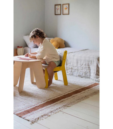 Tapis Coton Gastra Coffee M 140 / 200 cm Lavable en Machine