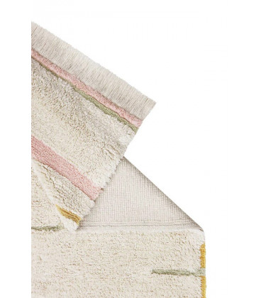 Tapis Coton Lanes Nude M 140 / 200 cm Lavable en Machine
