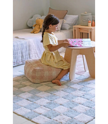 Tapis Coton Kitchen Tiles S 120 / 160 cm Lavable en Machine