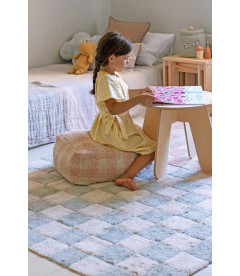 Tapis Coton Kitchen Tiles S 120 / 160 cm Lavable en Machine