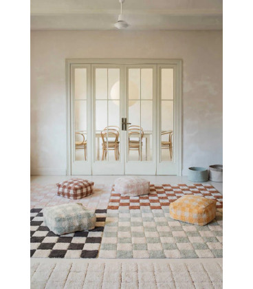 Tapis Coton Kitchen Tiles S 120 / 160 cm Lavable en Machine