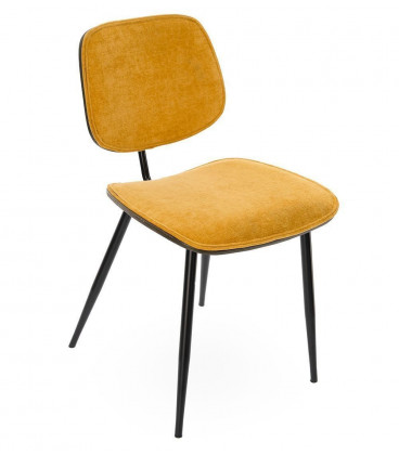 Chaise Kolda orange brûlé