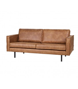 Canapé Rodéo 2.5 Places Cognac Cuir RecycléWOOOD by De Eekhoorn 2