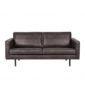 Canapé Rodéo 2.5 Places Black Cuir RecycléWOOOD by De Eekhoorn