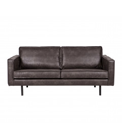 Canapé Rodéo 2.5 Places Black Cuir RecycléWOOOD by De Eekhoorn