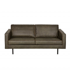 Canapé Rodéo 2.5 Places XL Army Cuir Recyclé