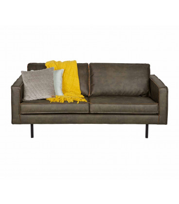 Canapé Rodéo 2.5 Places XL Army Cuir Recyclé