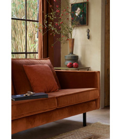 Canapé Rodéo 2.5 Places Velours RouilleWOOOD by De Eekhoorn