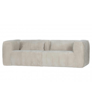 Canapé Bean 3.5 Places Côtelé NaturelWOOOD by De Eekhoorn