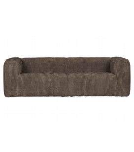 Canapé Bean 3.5 Places Côtelé MarronWOOOD by De Eekhoorn