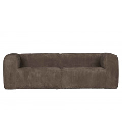 Canapé Bean 3.5 Places Côtelé MarronWOOOD by De Eekhoorn Canapé Bean 3.5 Places Côtelé MarronWOOOD by De Eekhoorn