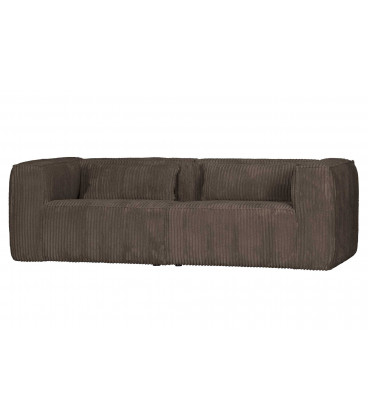 Canapé Bean 3.5 Places Côtelé MarronWOOOD by De Eekhoorn