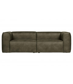 Canapé Bean 3.5 Places en Cuir Recyclé ArmyWOOOD by De Eekhoorn Canapé Bean 3.5 Places en Cuir Recyclé ArmyWOOOD by De Eekhoorn