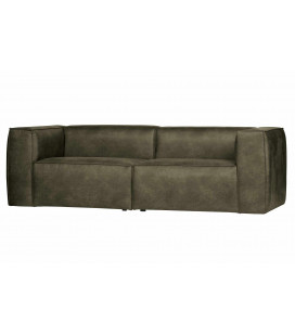 Canapé Bean 3.5 Places en Cuir Recyclé ArmyWOOOD by De Eekhoorn 2