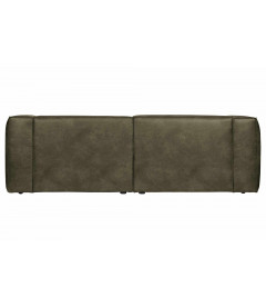 Canapé Bean 3.5 Places en Cuir Recyclé ArmyWOOOD by De Eekhoorn Canapé Bean 3.5 Places en Cuir Recyclé ArmyWOOOD by De Eekhoorn