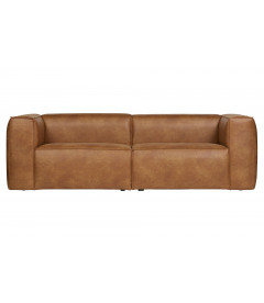 Canapé Bean 3.5 Places en Cuir Recyclé CognacWOOOD by De Eekhoorn Canapé Bean 3.5 Places en Cuir Recyclé CognacWOOOD by De Eekhoorn