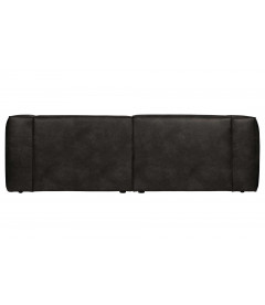 Canapé Bean 3.5 Places en Cuir Recyclé NoirWOOOD by De Eekhoorn Canapé Bean 3.5 Places en Cuir Recyclé NoirWOOOD by De Eekhoorn