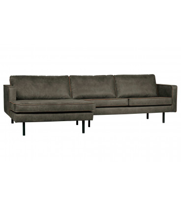 Canapé Chaise Longue Rodéo Gauche Army Cuir RecycléWOOOD by De Eekhoorn