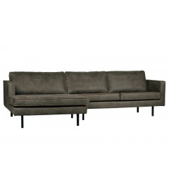 Canapé Chaise Longue Rodéo Gauche Army Cuir RecycléWOOOD by De Eekhoorn Canapé Chaise Longue Rodéo Gauche Army Cuir RecycléWOOOD by De Eekhoorn