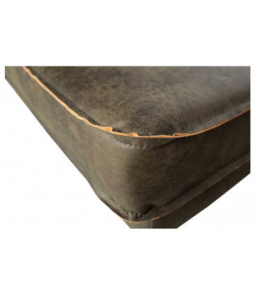 Méridienne Rodéo Gauche Cuir Recyclé ArmyWOOOD by De Eekhoorn