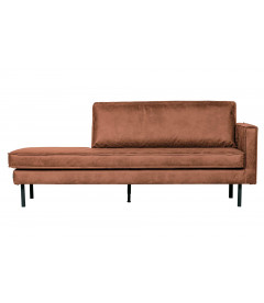 Méridienne Rodéo Droite Cuir Recyclé CognacWOOOD by De Eekhoorn Méridienne Rodéo Droite Cuir Recyclé CognacWOOOD by De Eekhoorn