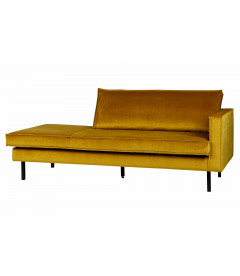 Méridienne Rodéo Droite Velvet OcreWOOOD by De Eekhoorn Méridienne Rodéo Droite Velvet OcreWOOOD by De Eekhoorn