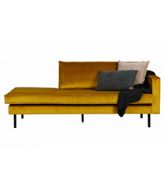 Méridienne Rodéo Droite Velvet OcreWOOOD by De Eekhoorn Méridienne Rodéo Droite Velvet OcreWOOOD by De Eekhoorn