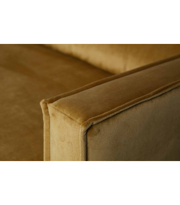 Méridienne Rodéo Droite Velvet OcreWOOOD by De Eekhoorn