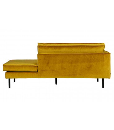 Méridienne Rodéo Gauche Velvet OcreWOOOD by De Eekhoorn