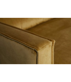 Méridienne Rodéo Gauche Velvet OcreWOOOD by De Eekhoorn Méridienne Rodéo Gauche Velvet OcreWOOOD by De Eekhoorn