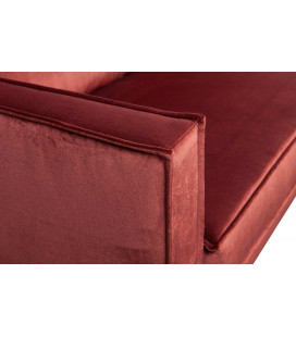 Méridienne Rodéo Droite Velvet Chestnut