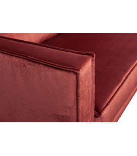 Canapé Chaise Longue Rodéo Gauche Velvet Chestnut