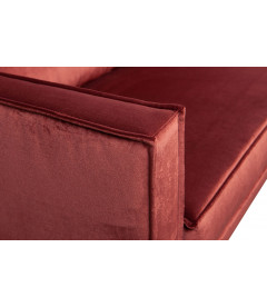 Canapé Chaise Longue Rodéo Gauche Velvet ChestnutWOOOD by De Eekhoorn Canapé Chaise Longue Rodéo Gauche Velvet ChestnutWOOOD by De Eekhoorn