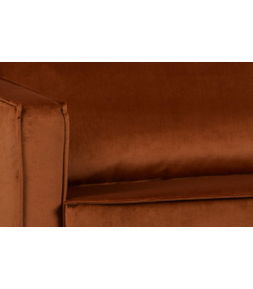 Méridienne Rodéo Gauche Velvet RouilleWOOOD by De Eekhoorn