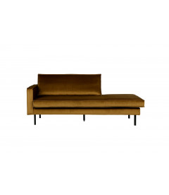 Méridienne Rodéo Gauche Velvet MielWOOOD by De Eekhoorn Méridienne Rodéo Gauche Velvet MielWOOOD by De Eekhoorn