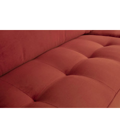 Canapé Rodéo Classic 2.5 Places Velvet Chestnut MatelasséWOOOD by De Eekhoorn