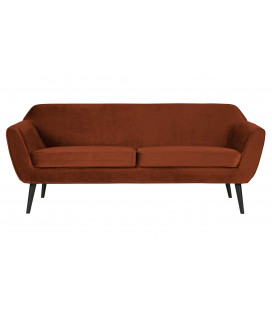 Canapé Rocco 187cm Velours RouilleWOOOD by De Eekhoorn