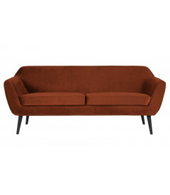 Canapé Rocco 187cm Velours RouilleWOOOD by De Eekhoorn