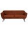 Canapé Rocco 187cm Velours Rouille