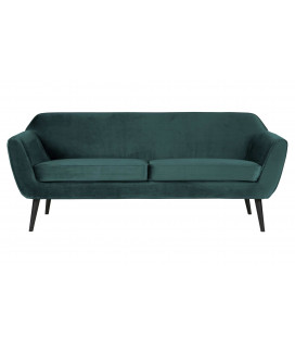 Canapé Rocco 187cm Velours Teal Bleu CanardWOOOD by De Eekhoorn