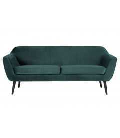 Canapé Rocco 187cm Velours Teal Bleu CanardWOOOD by De Eekhoorn